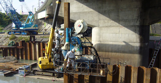 鋼矢板圧入引抜工法