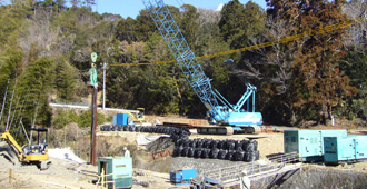 ダウンザホールハンマー工事